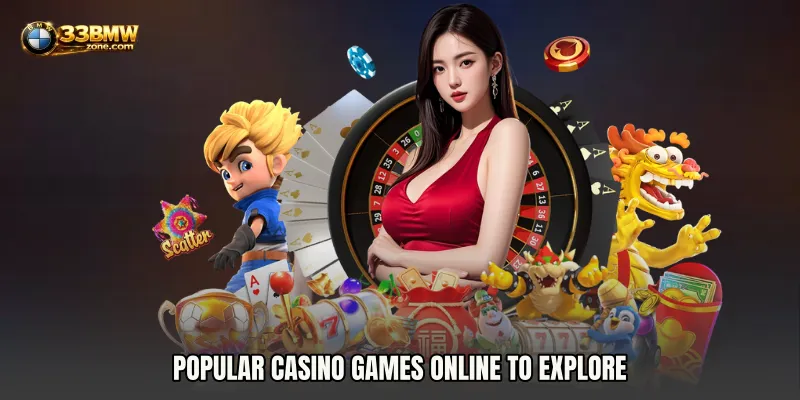 Popular Casino Games online to Explore
